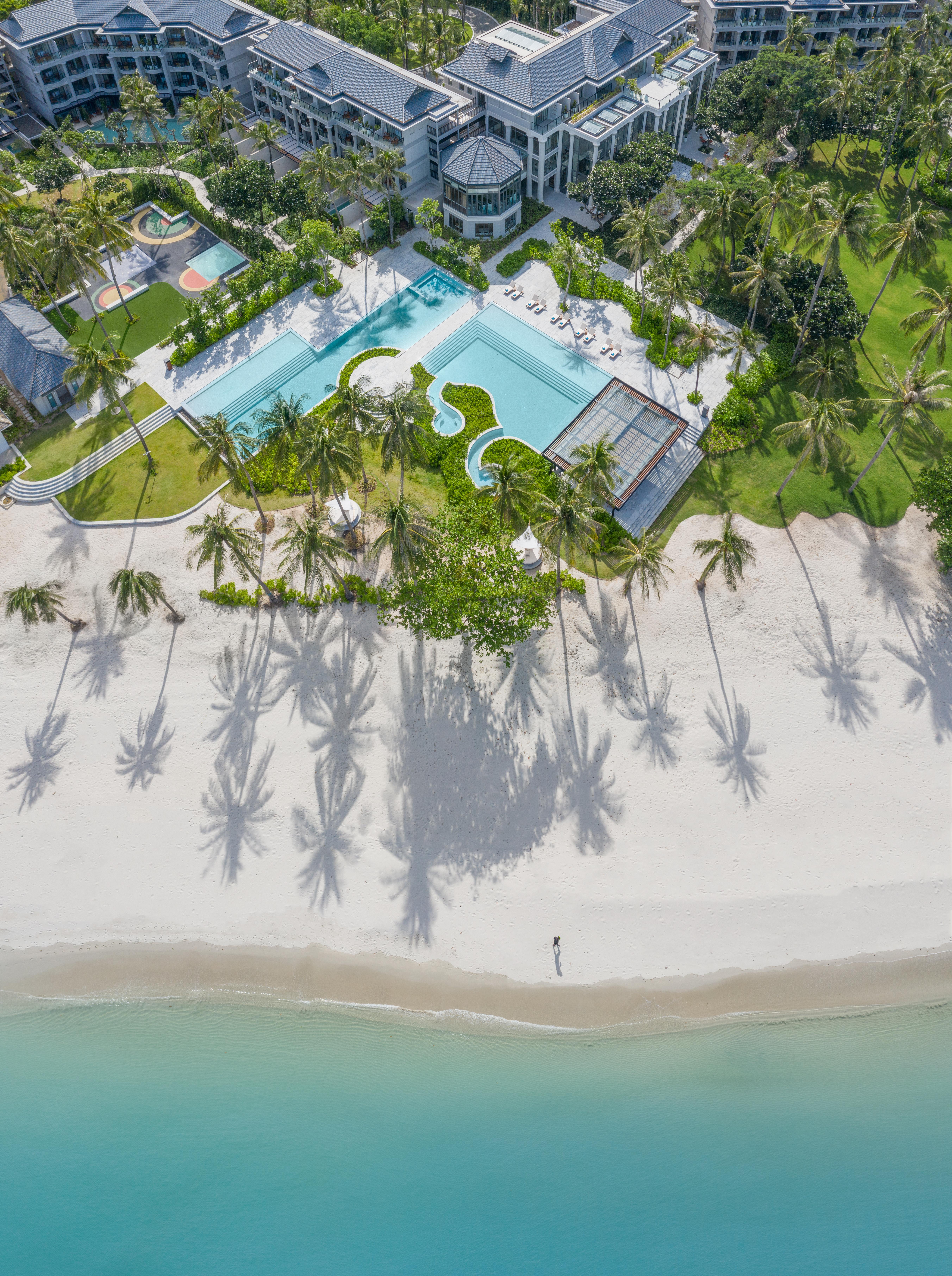 Centara Reserve Samui пляж Чавенг Екстер'єр фото Aerial view of the resort